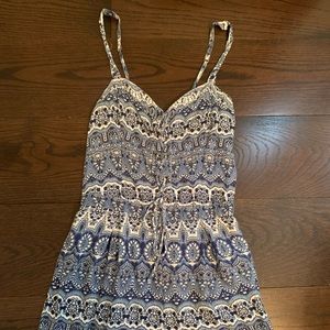 Hollister blue romper